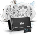 BOSS ASK904B.64 Marine Audio System – Full Kit with Bluetooth